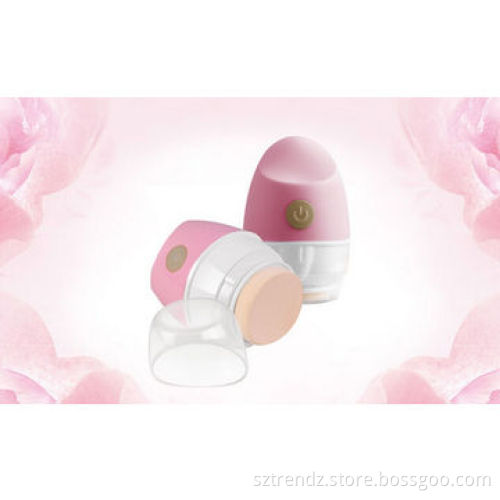 Vibrated electric powder puff, can be replaced and washed